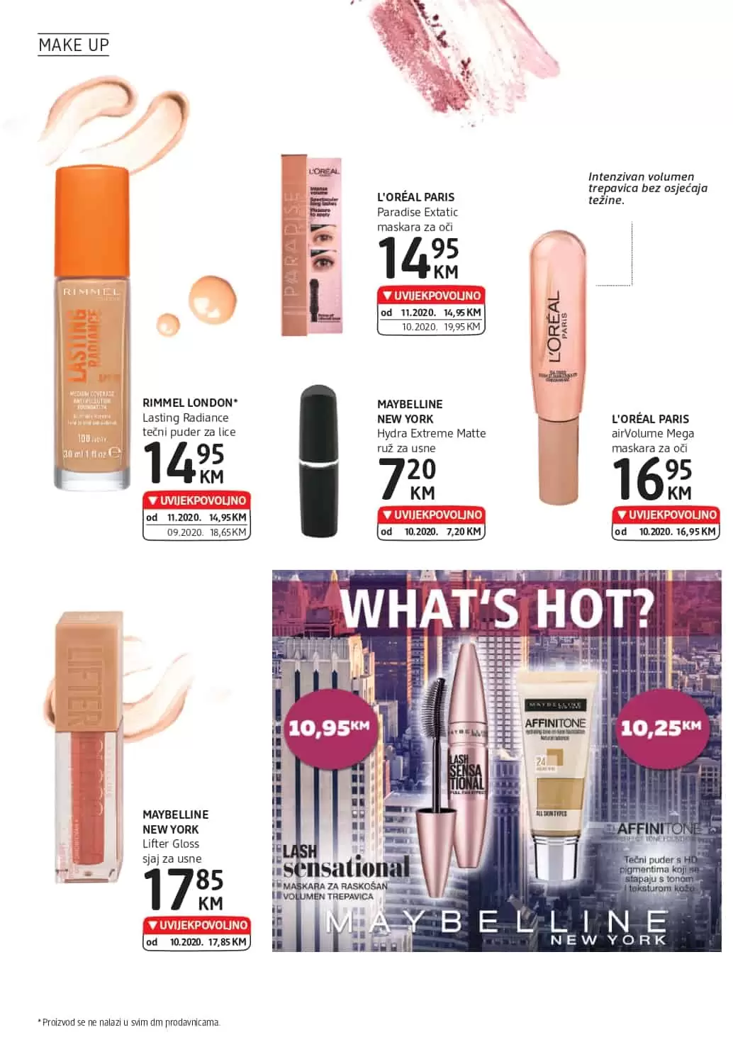 rimell. bourjois. max factor maskara.