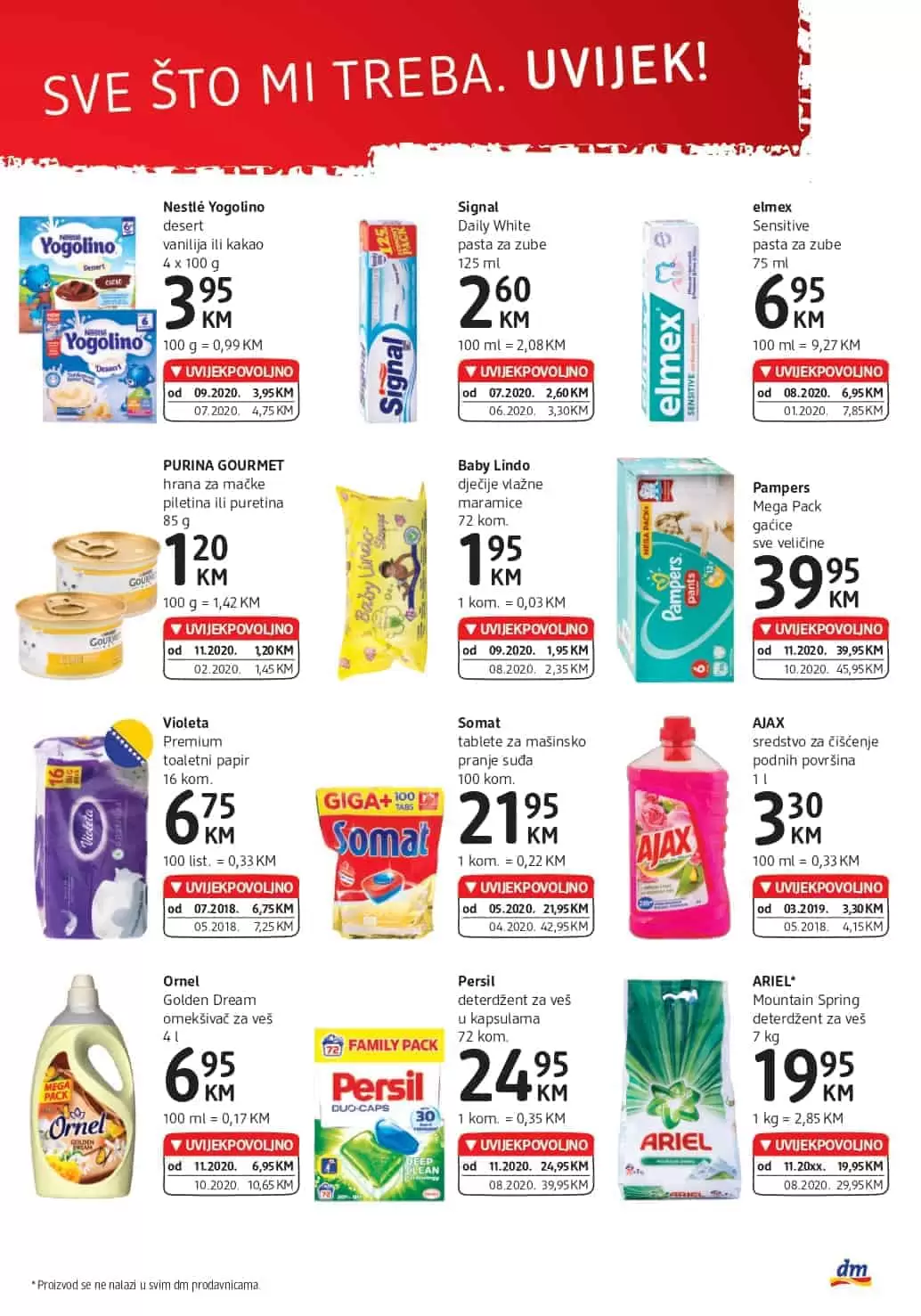 dm snizenje. dm akcijski katalog. popust. akcja. snizeno.