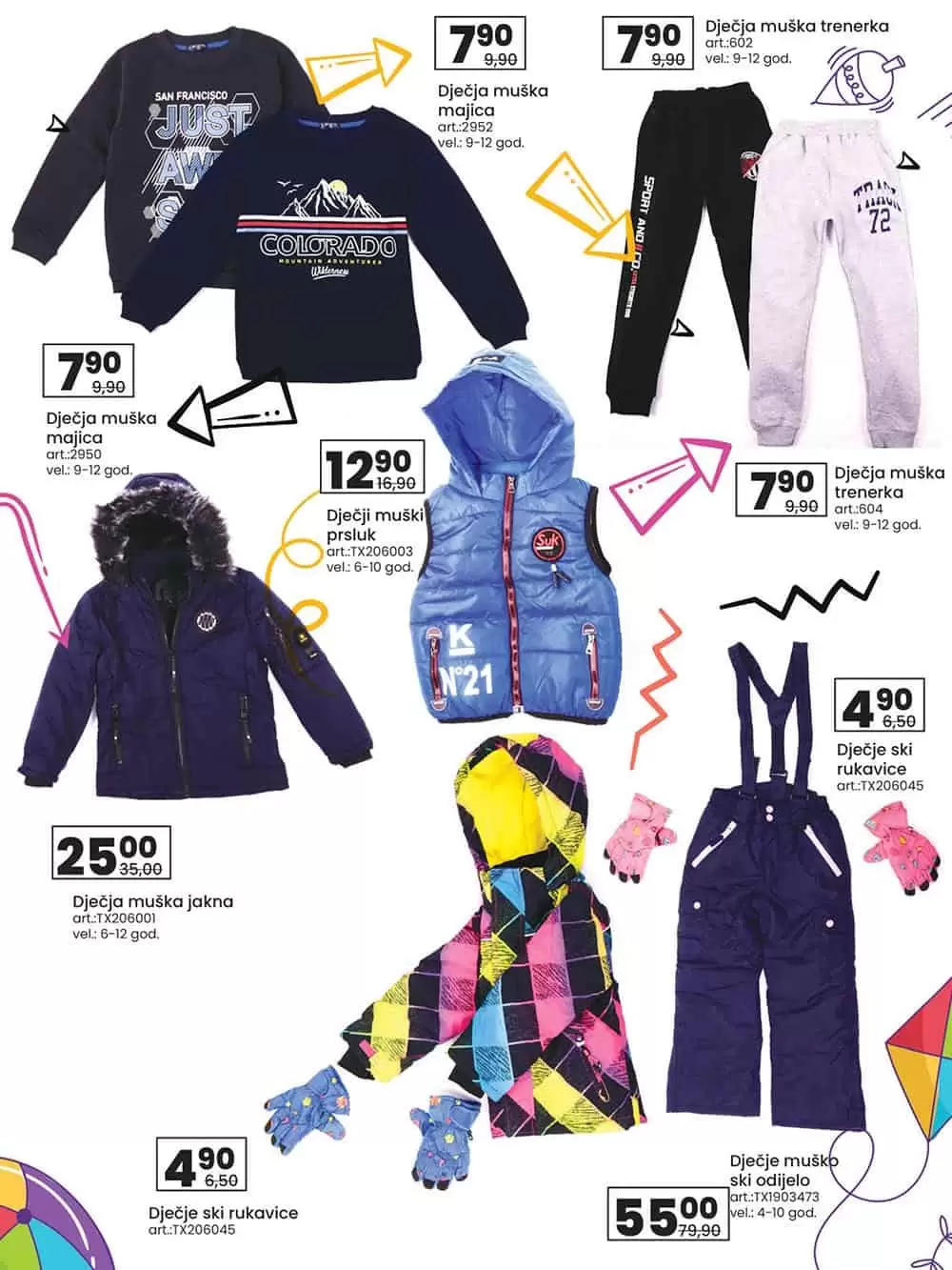 zimska jakna za djecu.