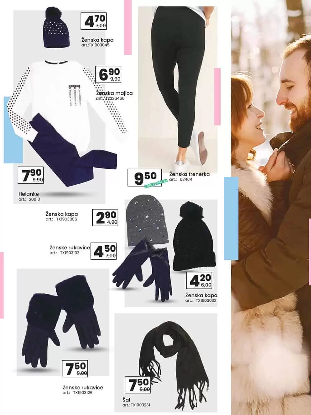 sal. kapa. rukavice.