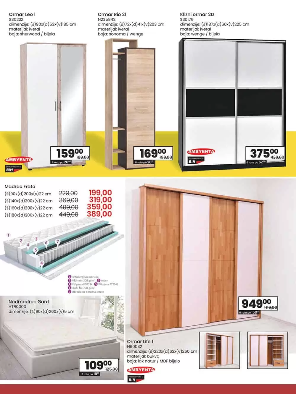 ormarormar za spavacu sobu. .