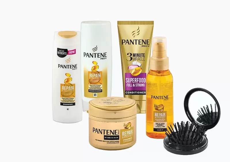 pantene četka za kosu gratis. pantene prozvodi za njegu kose.  maska za kosu. sampon za kosu.