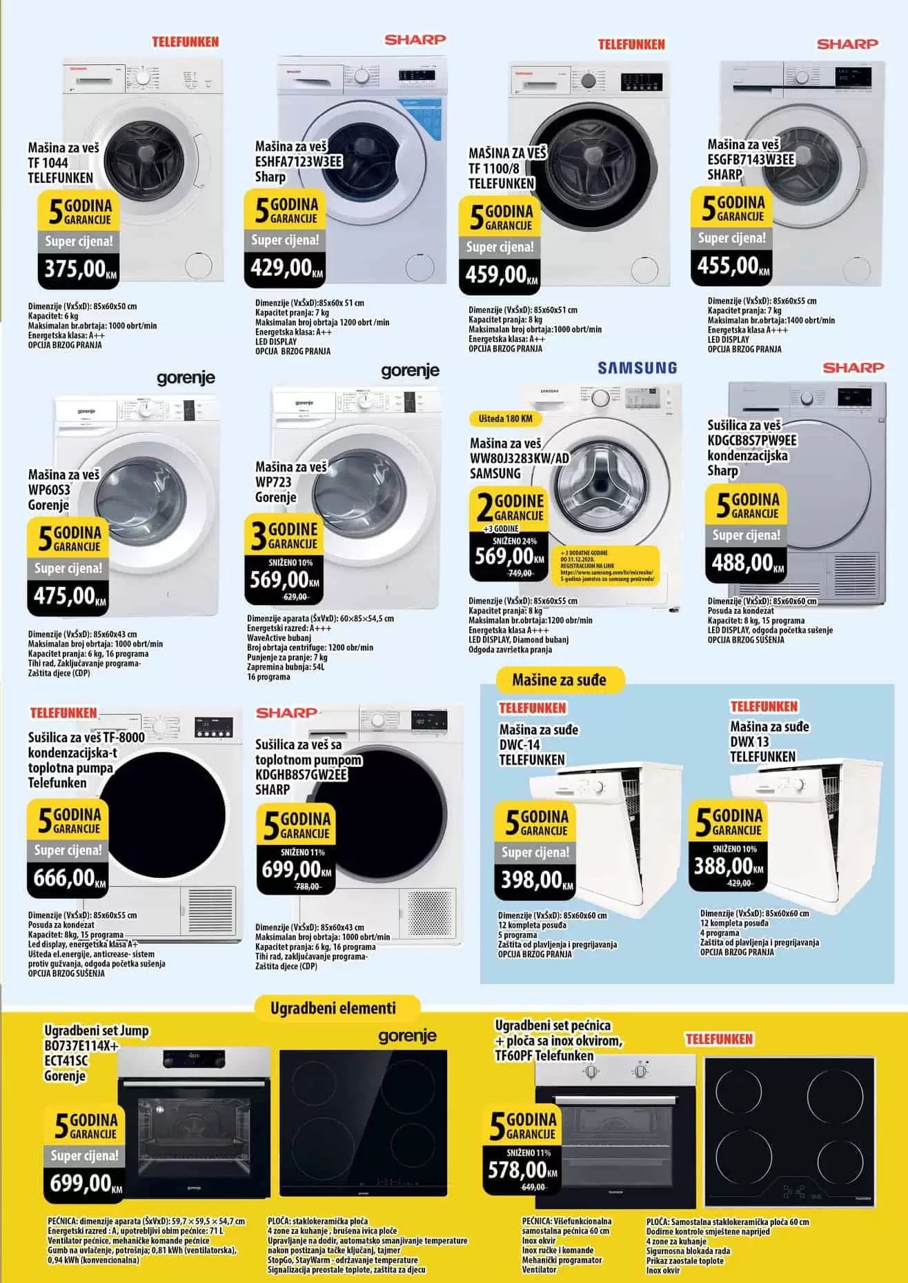 Bingo katalog. bingo akcija. bingo popust. ves masina. masina za suđe