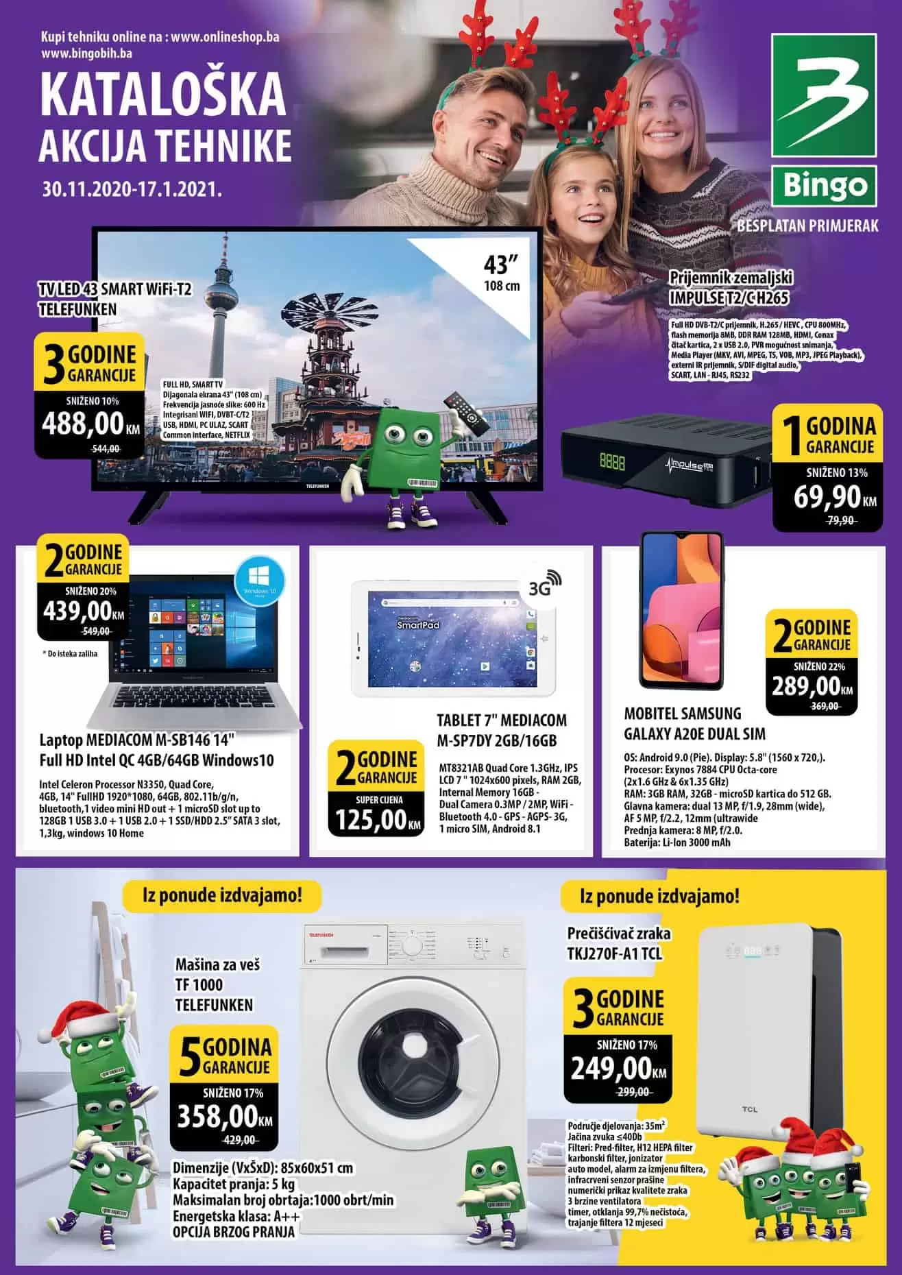 Bingo katalog. bingo akcija. bingo popust. tehnika. snizenje tehnike.