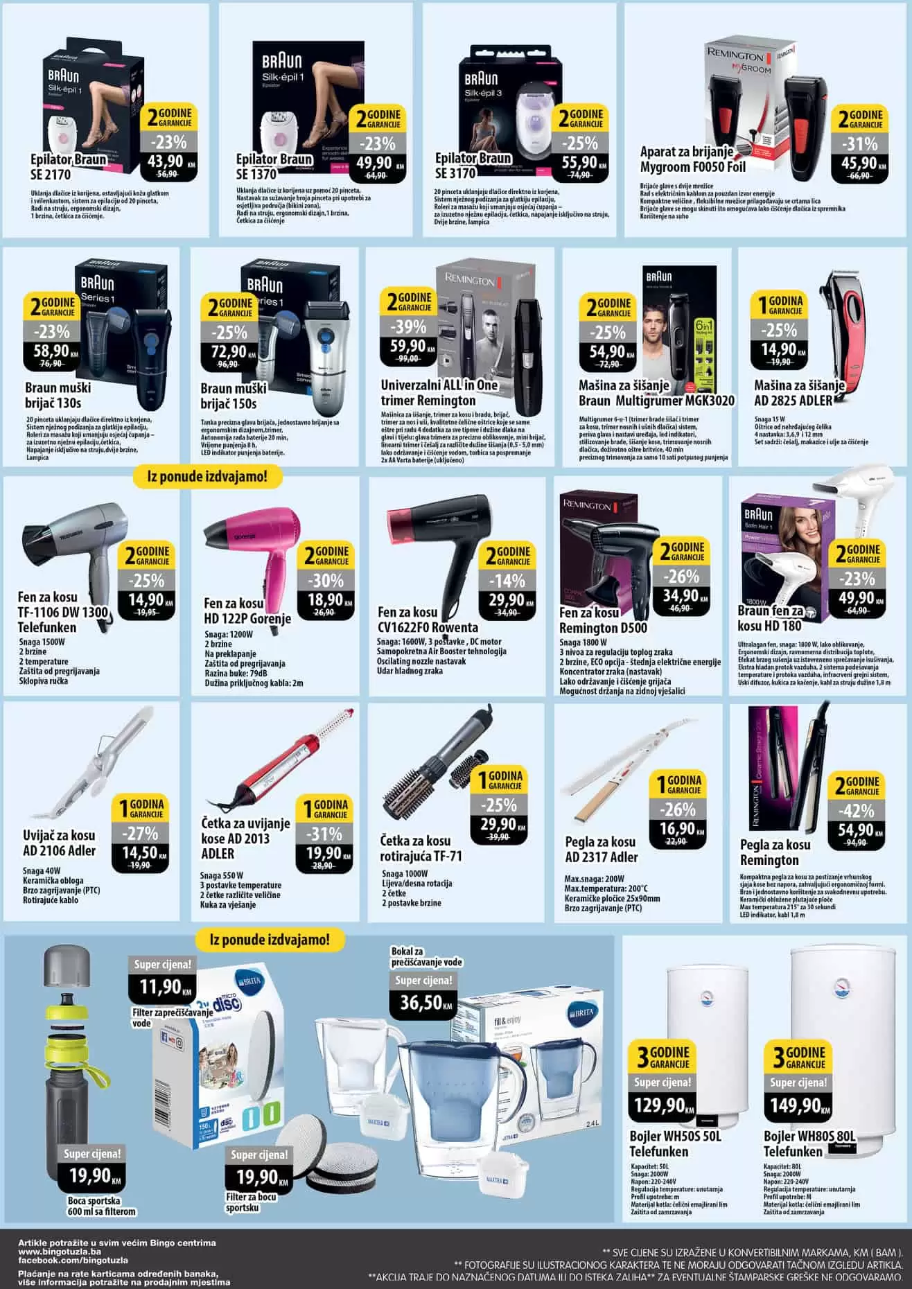 Bingo katalog. bingo akcija. bingo popust. fen. koji fen je najbolji. pegla za kosu.