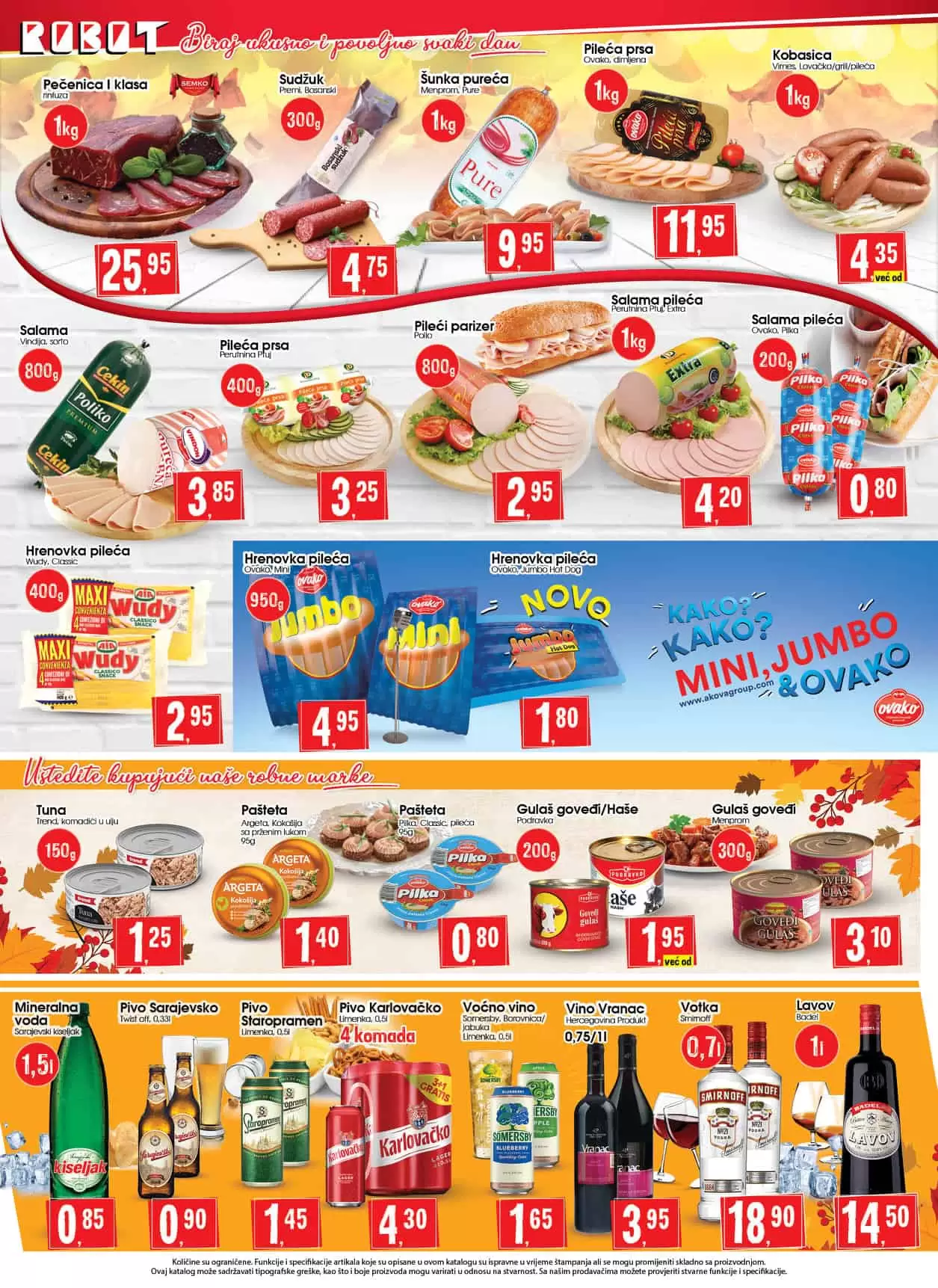 Robot akcijski katalog. snizenje. akcija. popust. snizeno.