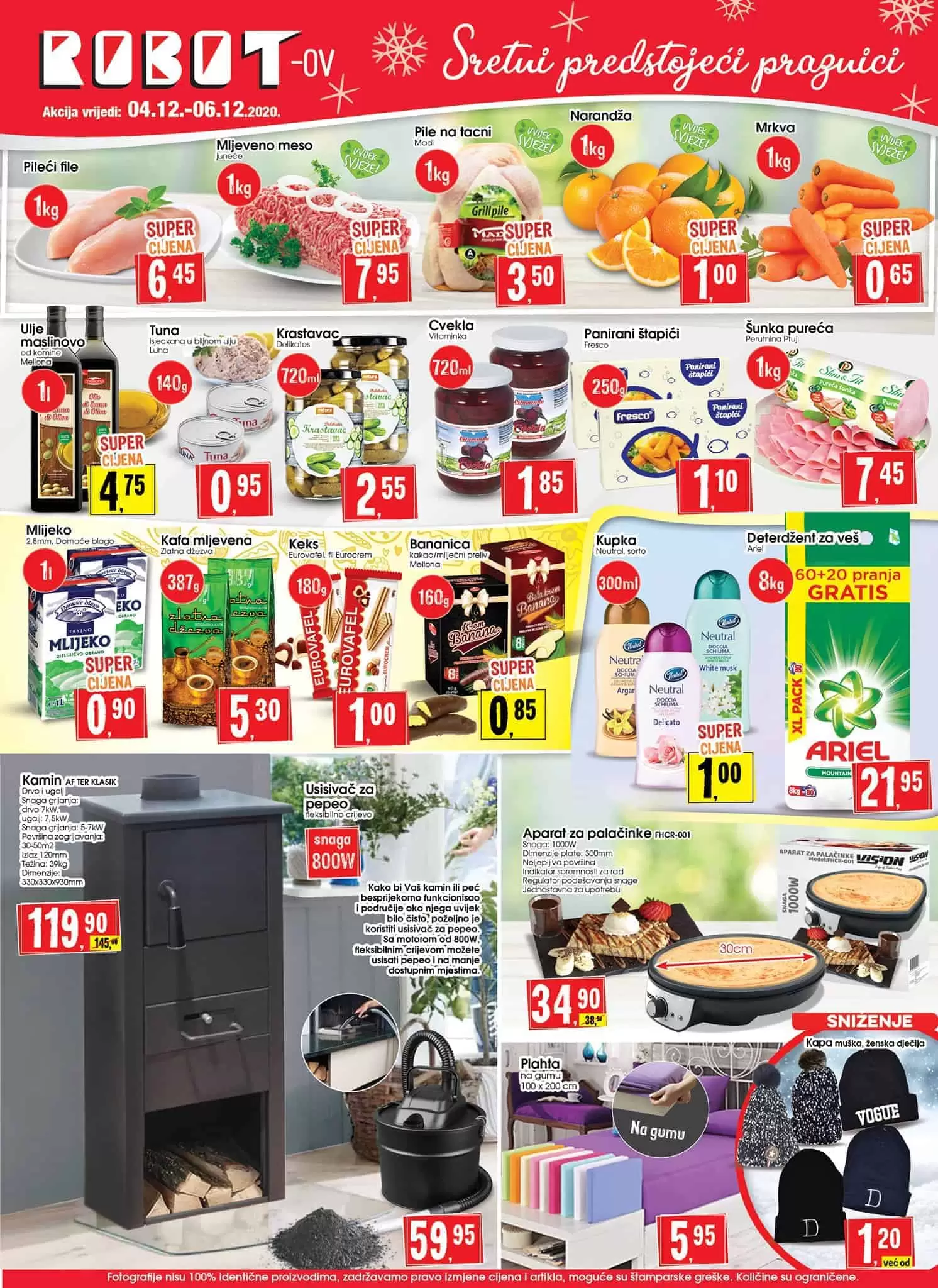 robot akcijski katalog. robot vikend akcija. snizenje. popust. 