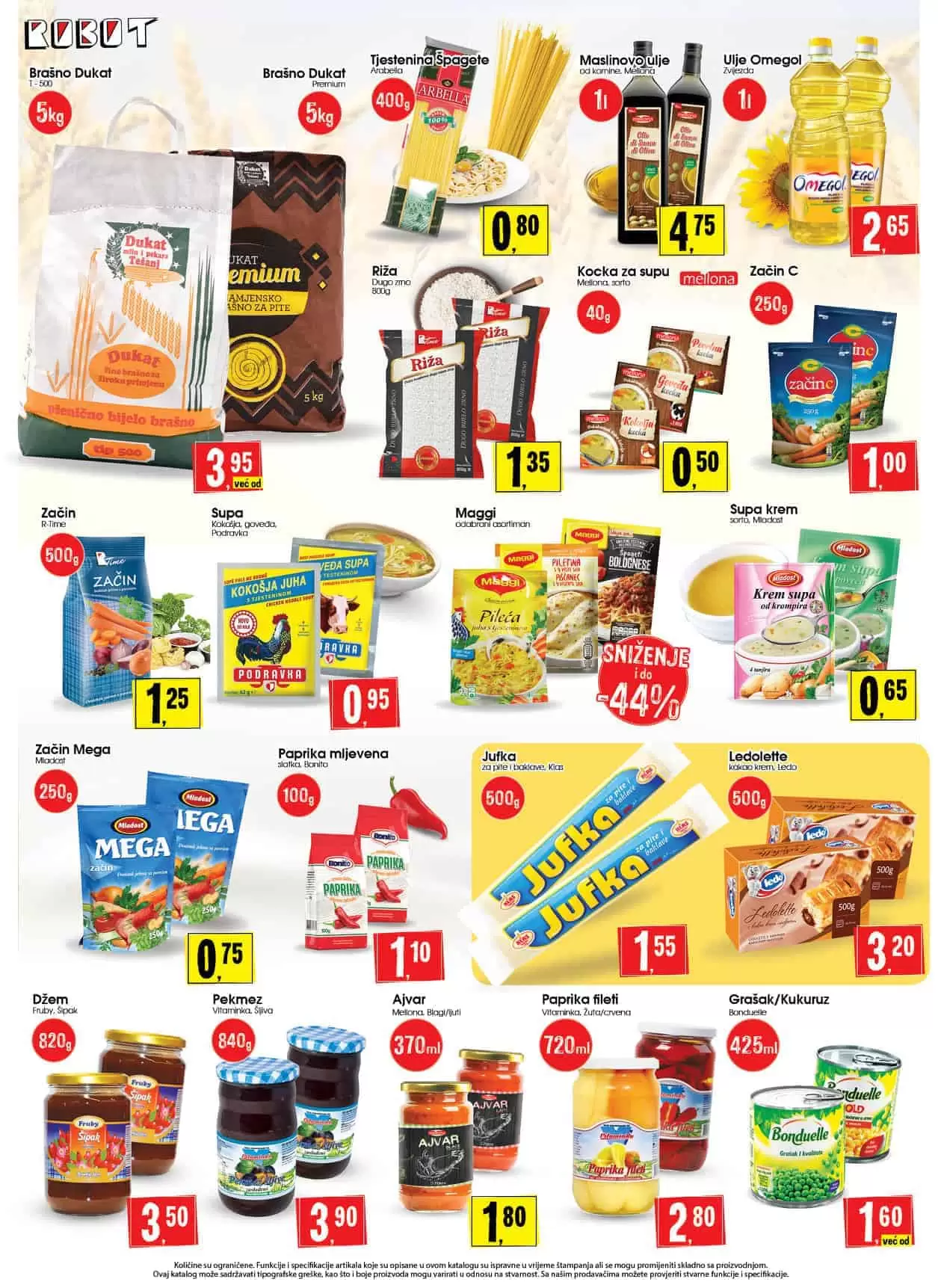 Robot akcijski katalog. snizenje. akcija. popust. snizeno.