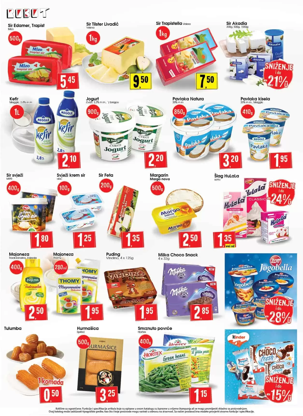 Robot akcijski katalog. snizenje. akcija. popust. snizeno.