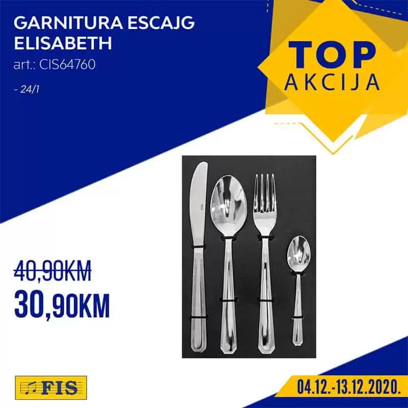 Fis TOP akcija. Fis snizenje.