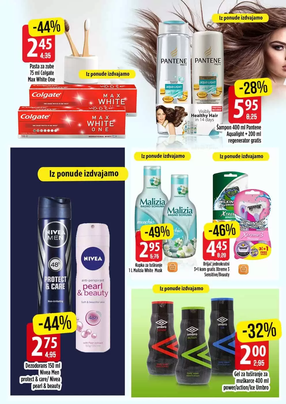 nivea deo. malizia gel za tusirnje. bingo akcijski katalog. bingo snizenje. bingo popusti. bingo magazin plus