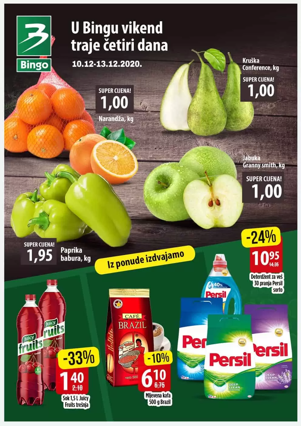 bingo akcijski katalog. snizenje. popust. akcija. snizeno.