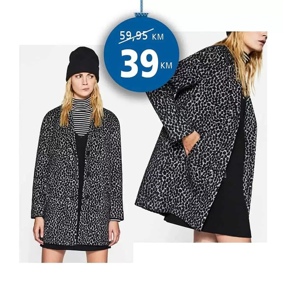 AZEL france snizenje do 50%. Snizenje simke kolekcije u Azelu.  jakna. 