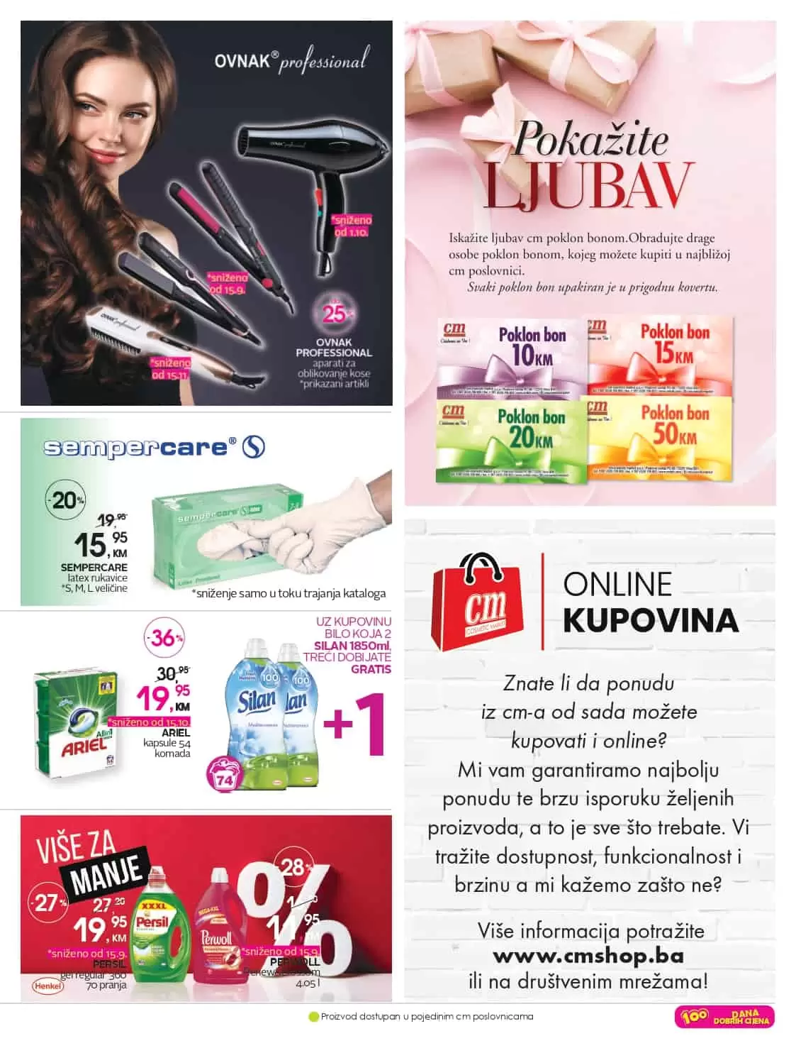 cm katalog. cm akcija. cm popust. cm snizenje. cm parfem. cm cosmetic market. omeksivac. koji omeksivac je najpostojaniji. koji deterdzent je najbolji.