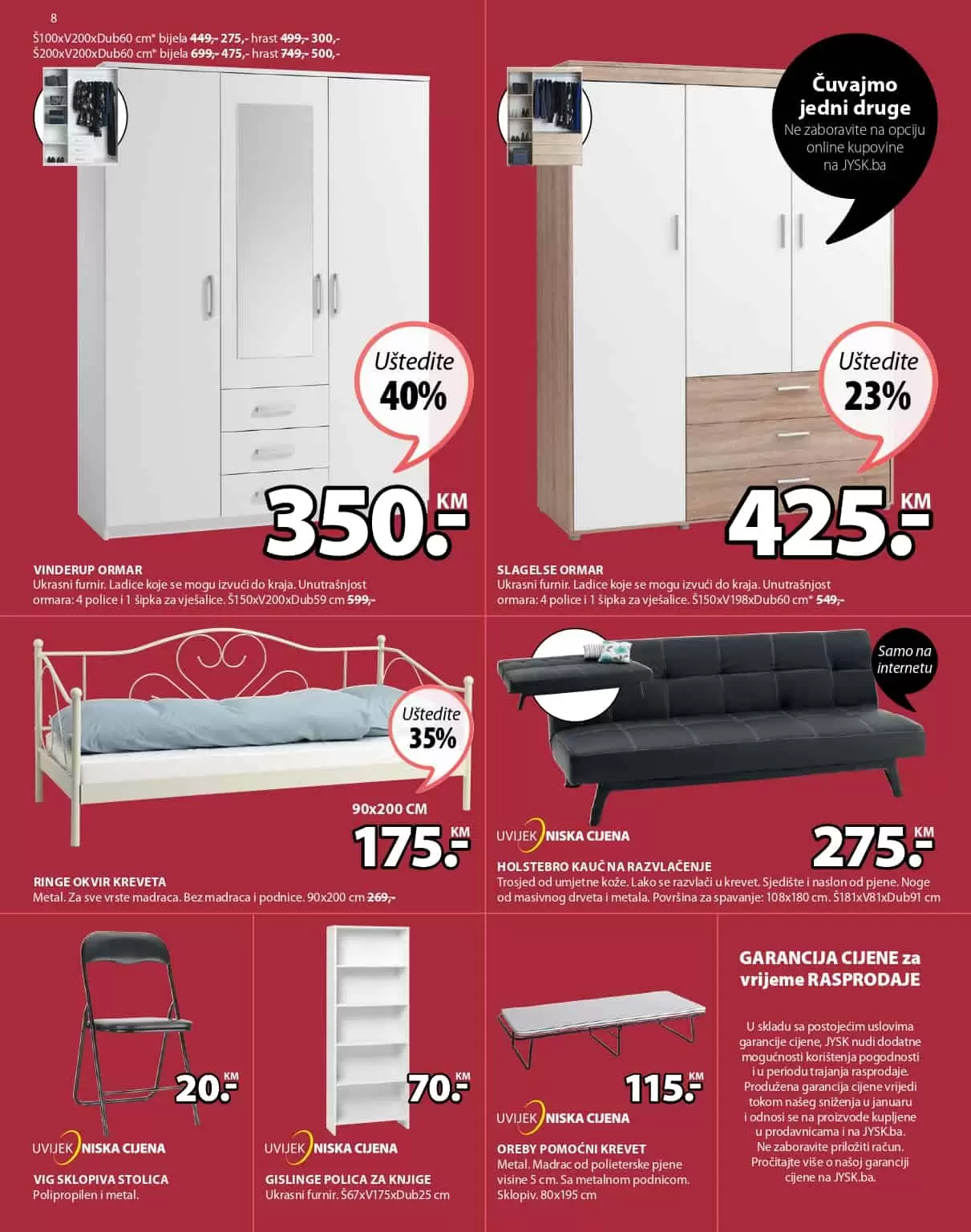 ormar. krevet. kauc. dvosojed. trosjed. 