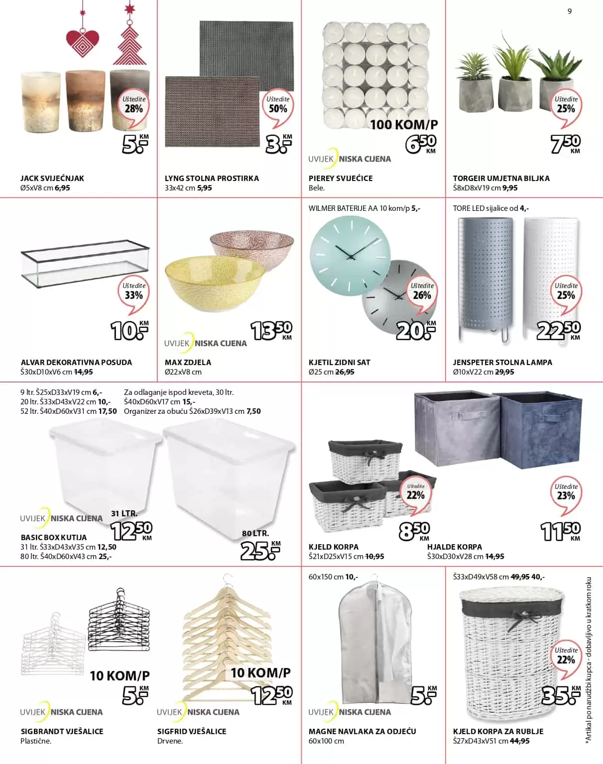 kutije za odlaganje. sat. 