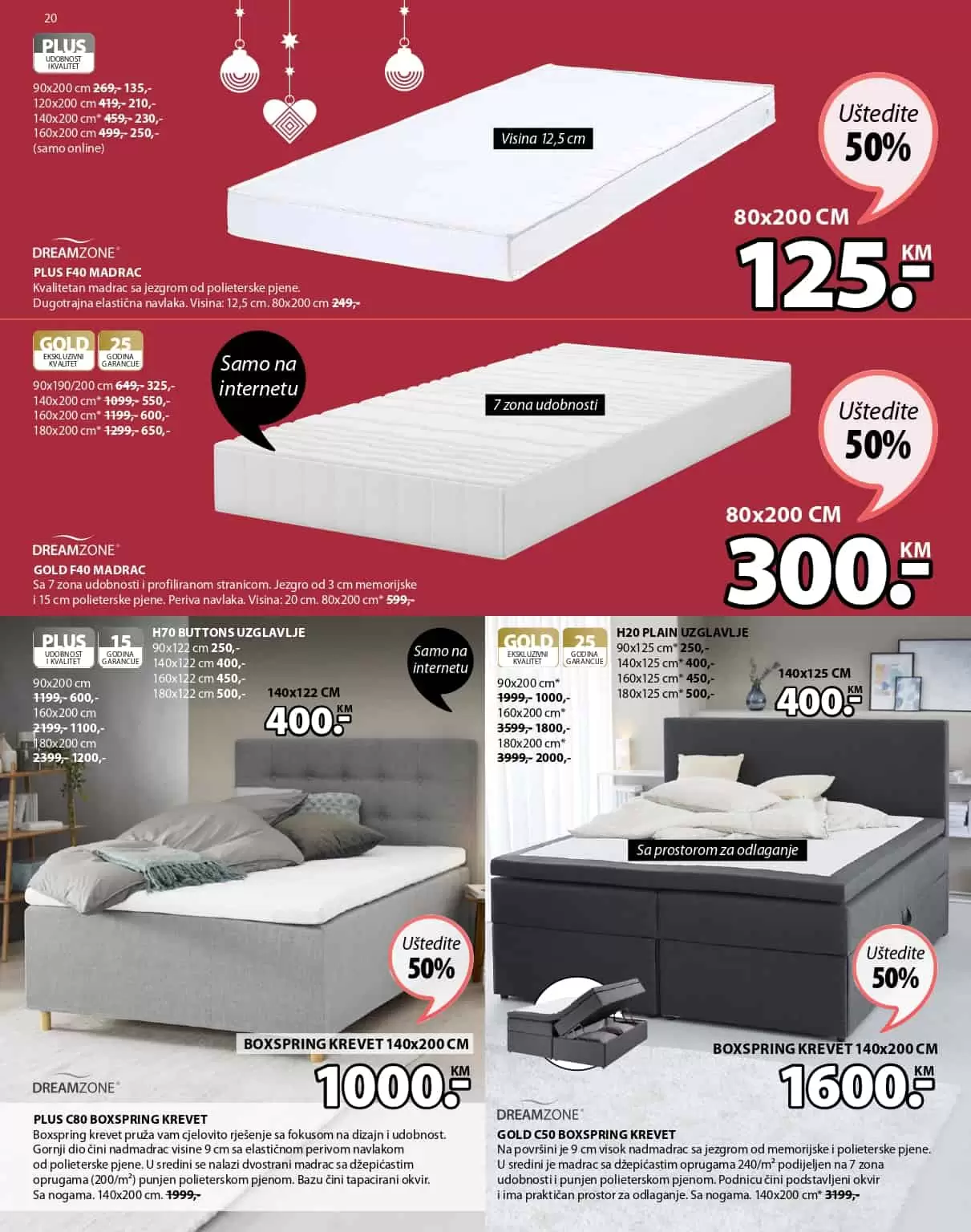 bracni krevet. krevet za spavacu sobu. 