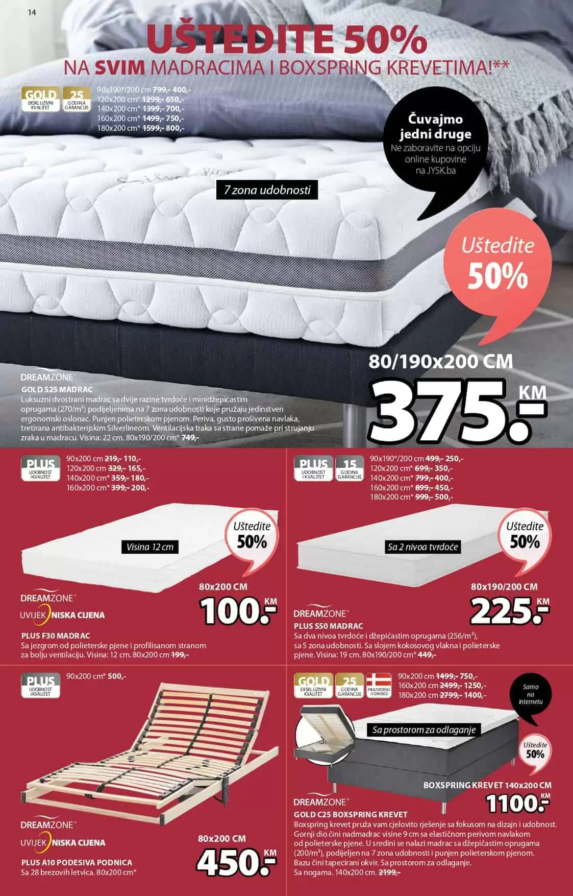 snizenje jysk. raspodaja jysk.