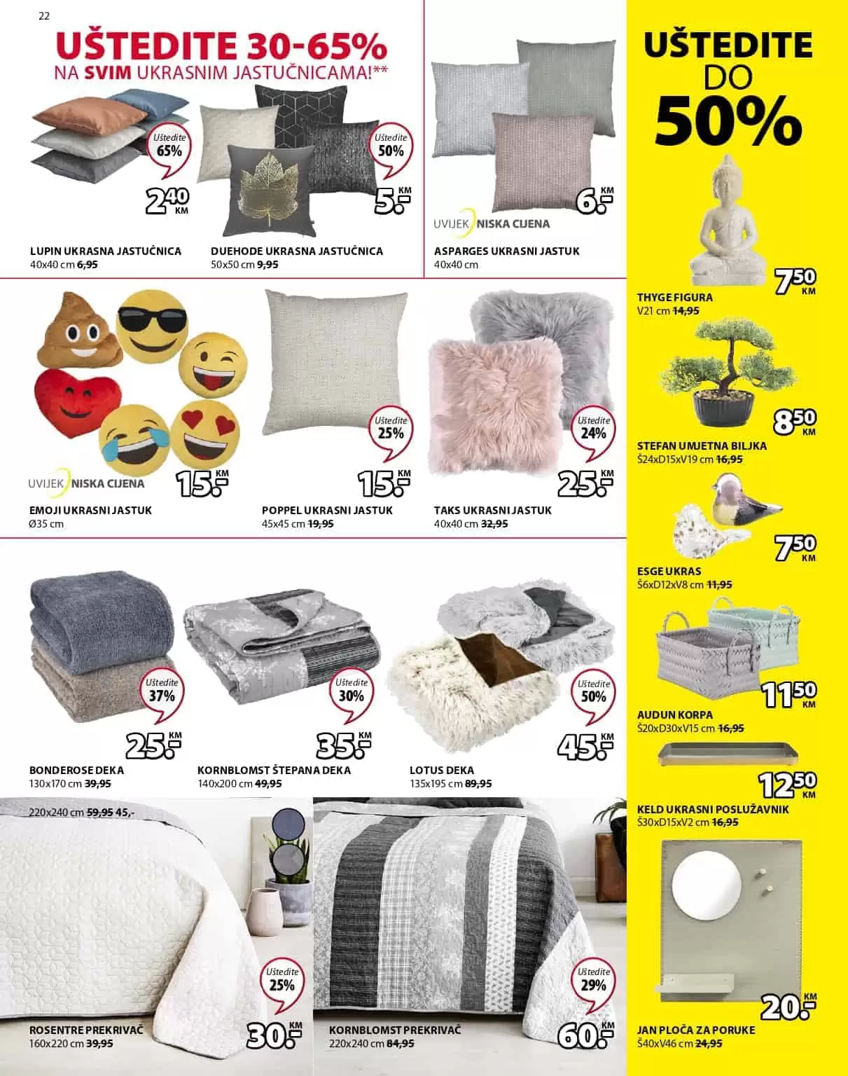 Jysk akcijski katalog. korona virus. snizenje. akcija. popust.