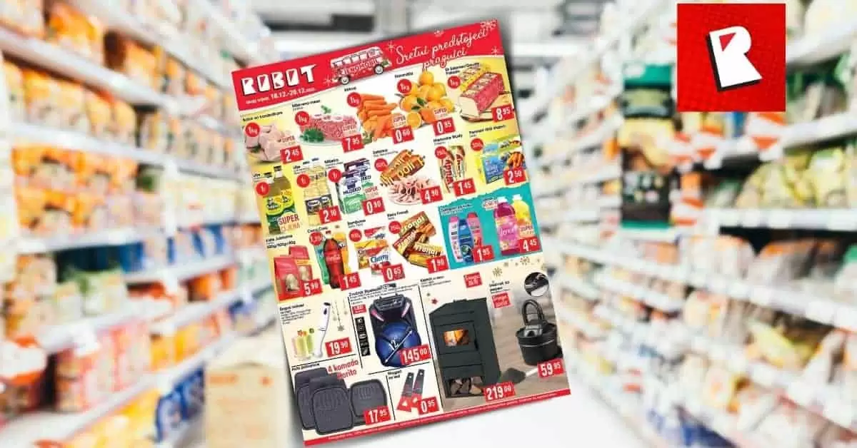 Robot akcijski katalog. snizenje. akcija. popust. snizeno.