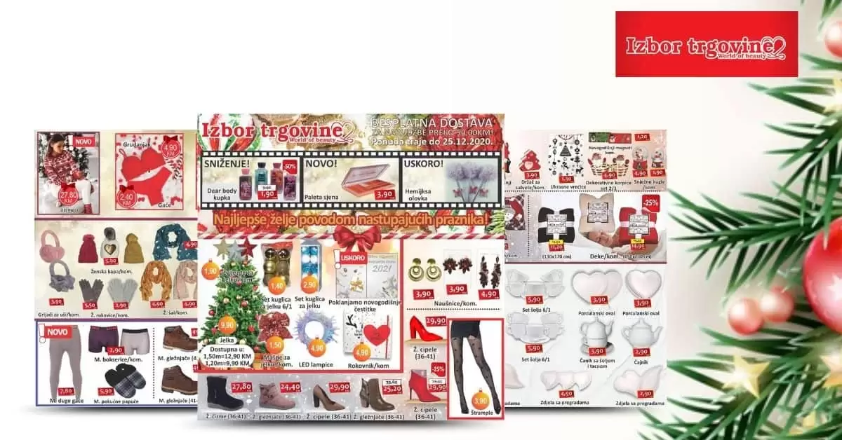 izbor trgovine akcijski katalog. snizenje. akcija. popust.