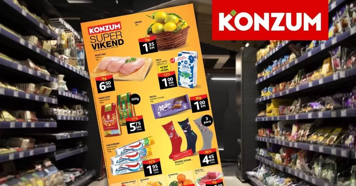 konzum katalog. konzum akcija. snizenje. akcija. popust.