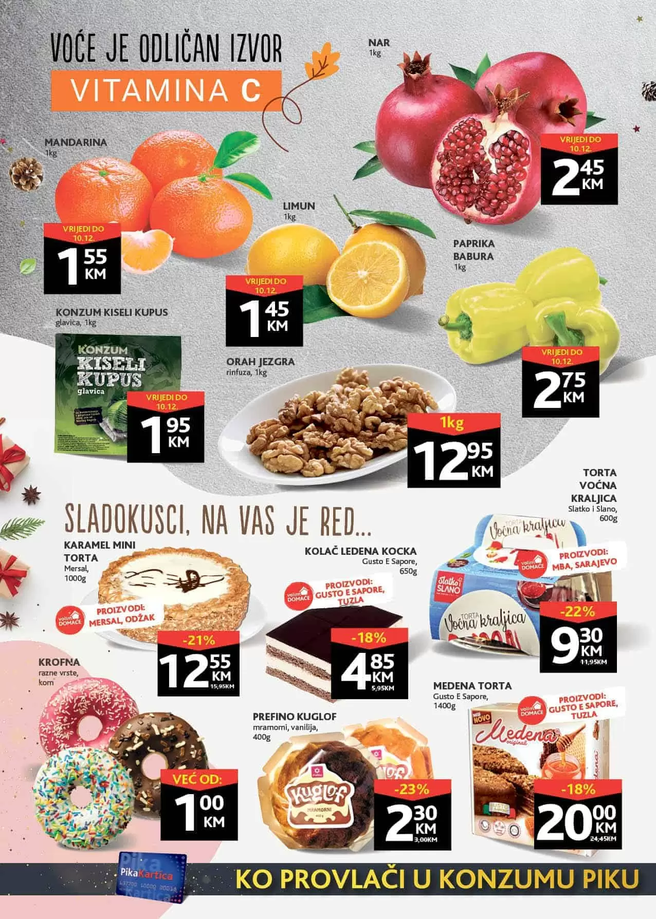 Konzum akcijski katalog. korona virus. snizenje. akcija. popusti. snizeno. 