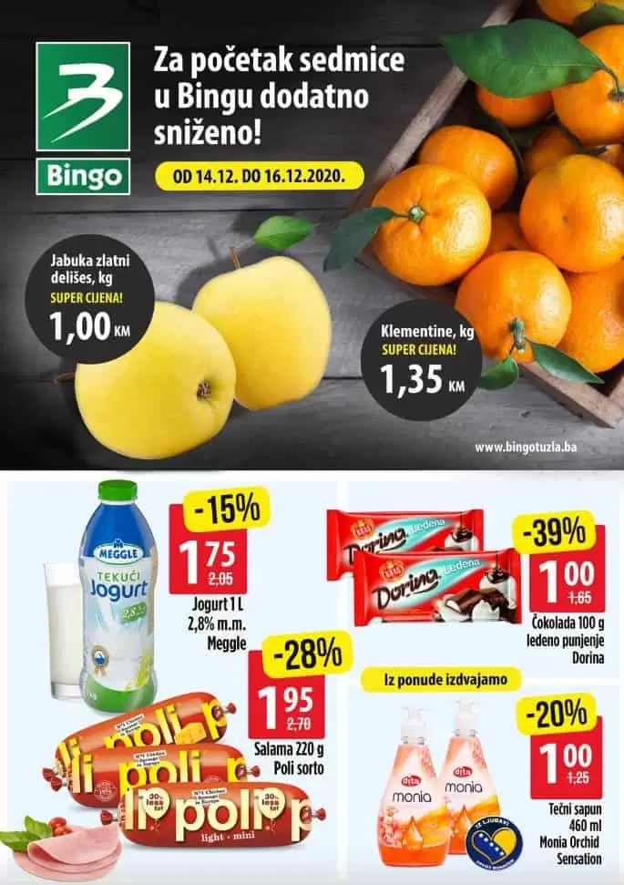 bingo akcija za pocetak sedmice.  bingo katalog. bingo akcija. bingo snizenje. bingo poput. Kralj dobrih cijena bingo. 