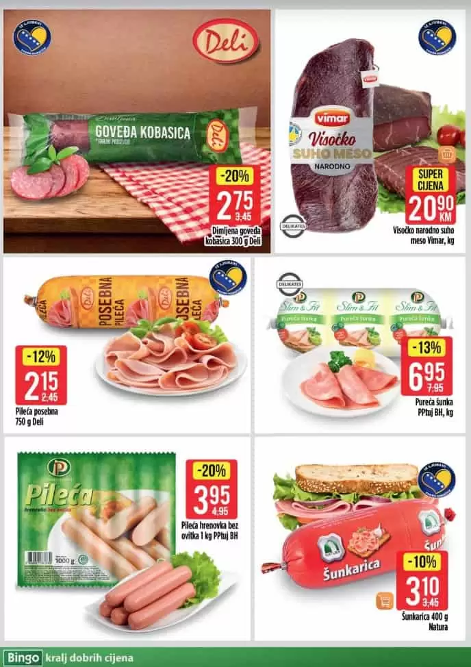 vikend akcija u Bingo marketima.