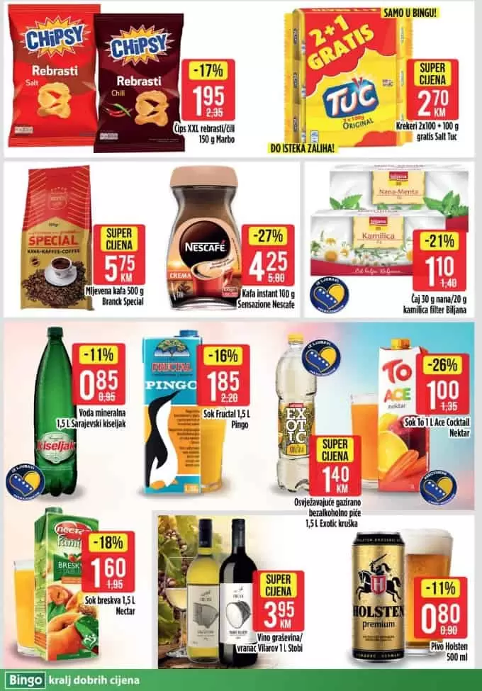 Bingo katalog. bingo snizenje. bingo akcija. popust. katalog.