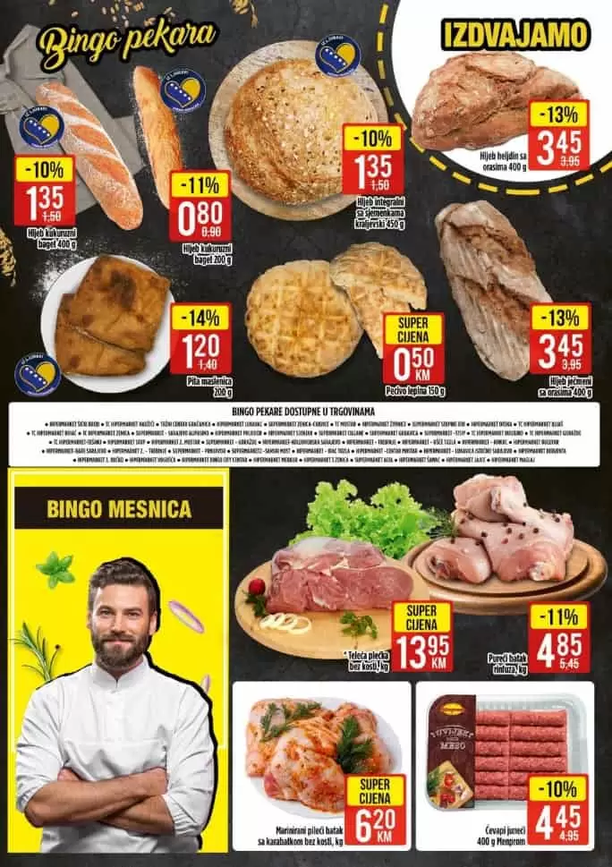 bingo kataloska akcija. snizenje u bingu. bingo popust. bingo katalog.  gastro odjel bingo. 