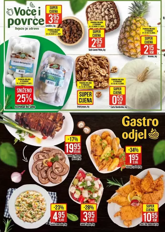 bingo kataloska akcija. snizenje u bingu. bingo popust. bingo katalog.  gotova jela. ideja za rucak. 