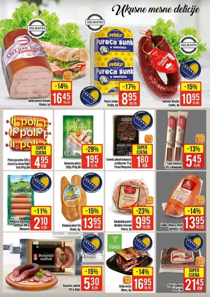 bingo kataloska akcija. snizenje u bingu. bingo popust. bingo katalog.  suhomesnati proizvodi 