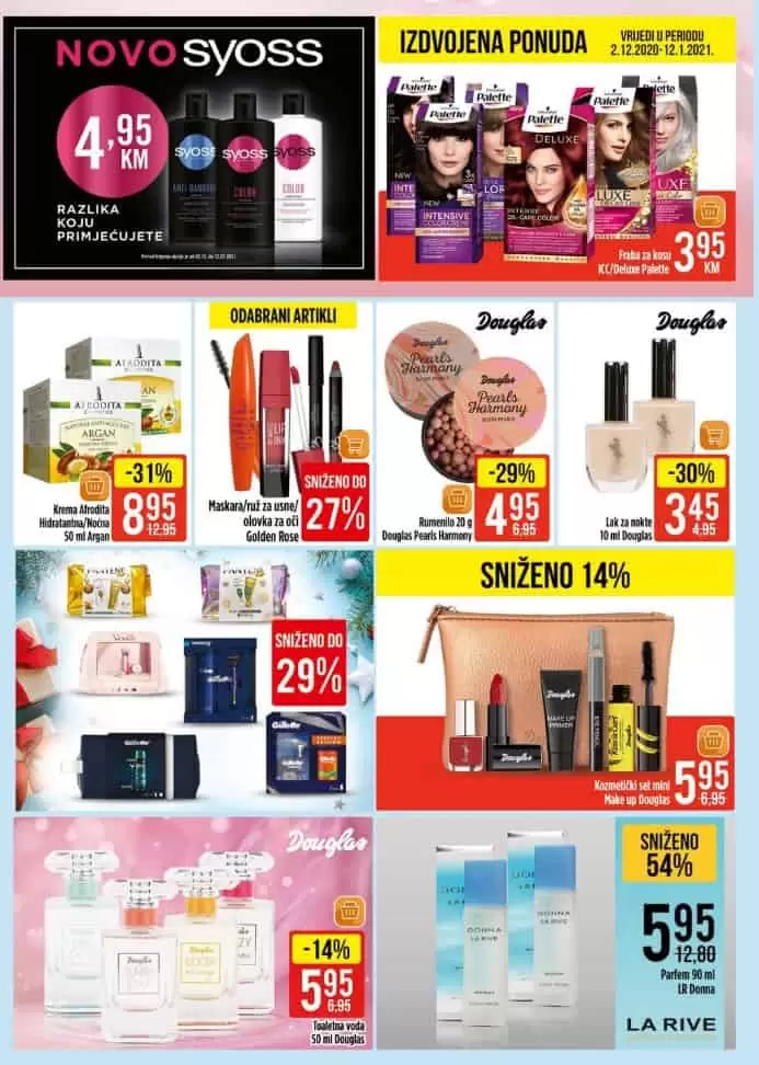 bingo kataloska akcija. snizenje u bingu. bingo popust. bingo katalog.  bingo katalog.   duglas kozmetika. duglas make up. 