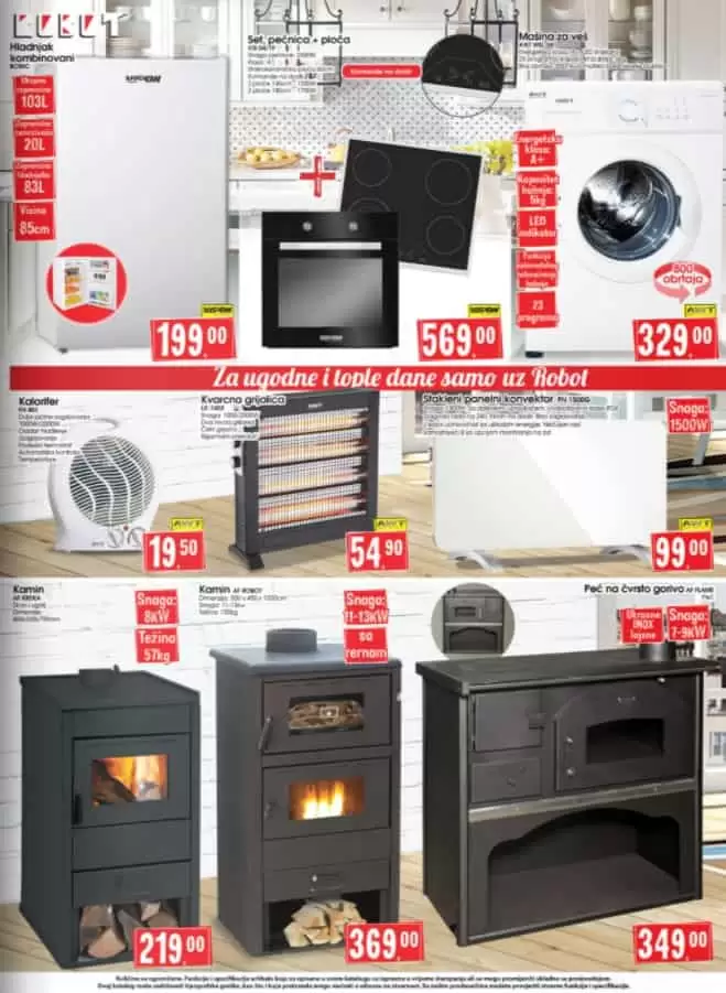 robot akcijski katalog. robot vikend akcija. snizenje. popust. 