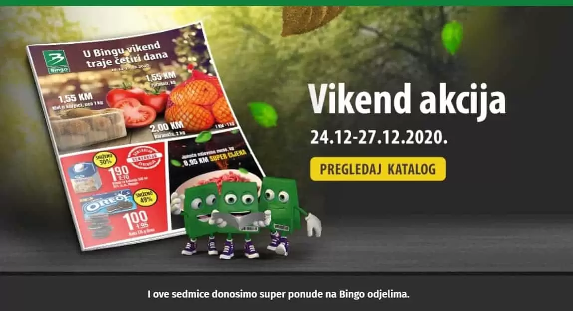 bingo akcijski katalog. snizenje. popust. akcija. snizeno.