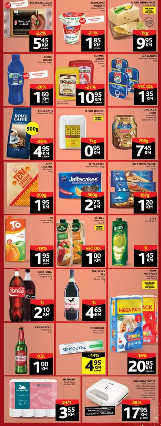 konzum vikend akcija. snizenje konzum. snizenje popusti u konzumu. velika nagradna igra konzum. zdrtavoljupci u konzumu. 