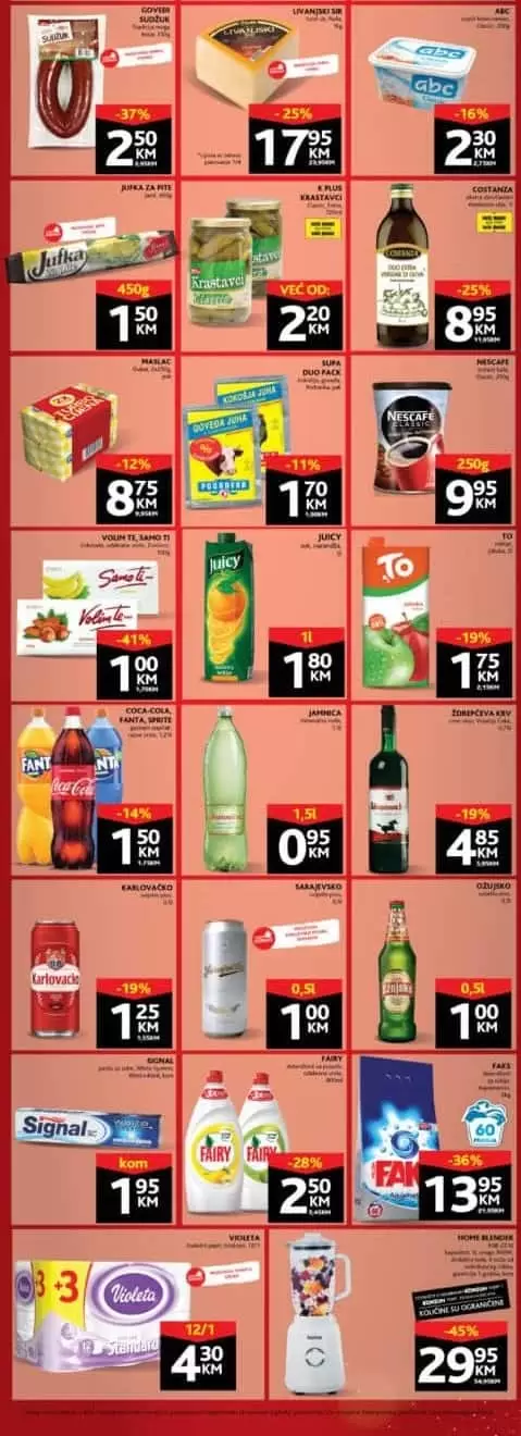 Konzum akcijski katalog. konzum snizenje. konzum akcija. snizeno. popust. katalog.