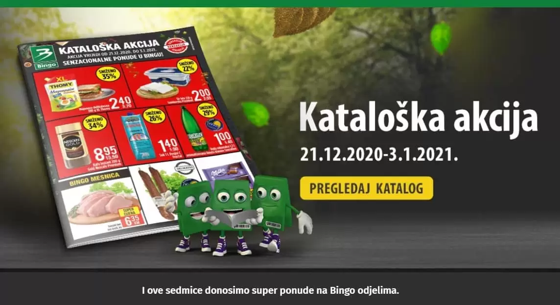 bingo akcijski katalog. snizenje. popust. akcija. snizeno.