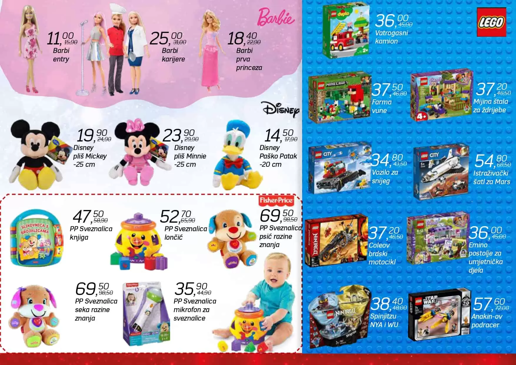 fis blagdanska ponuda. fis akcija. fis katalog. fis snizenje.  mini mouse plisana igracka. lol lutkice.