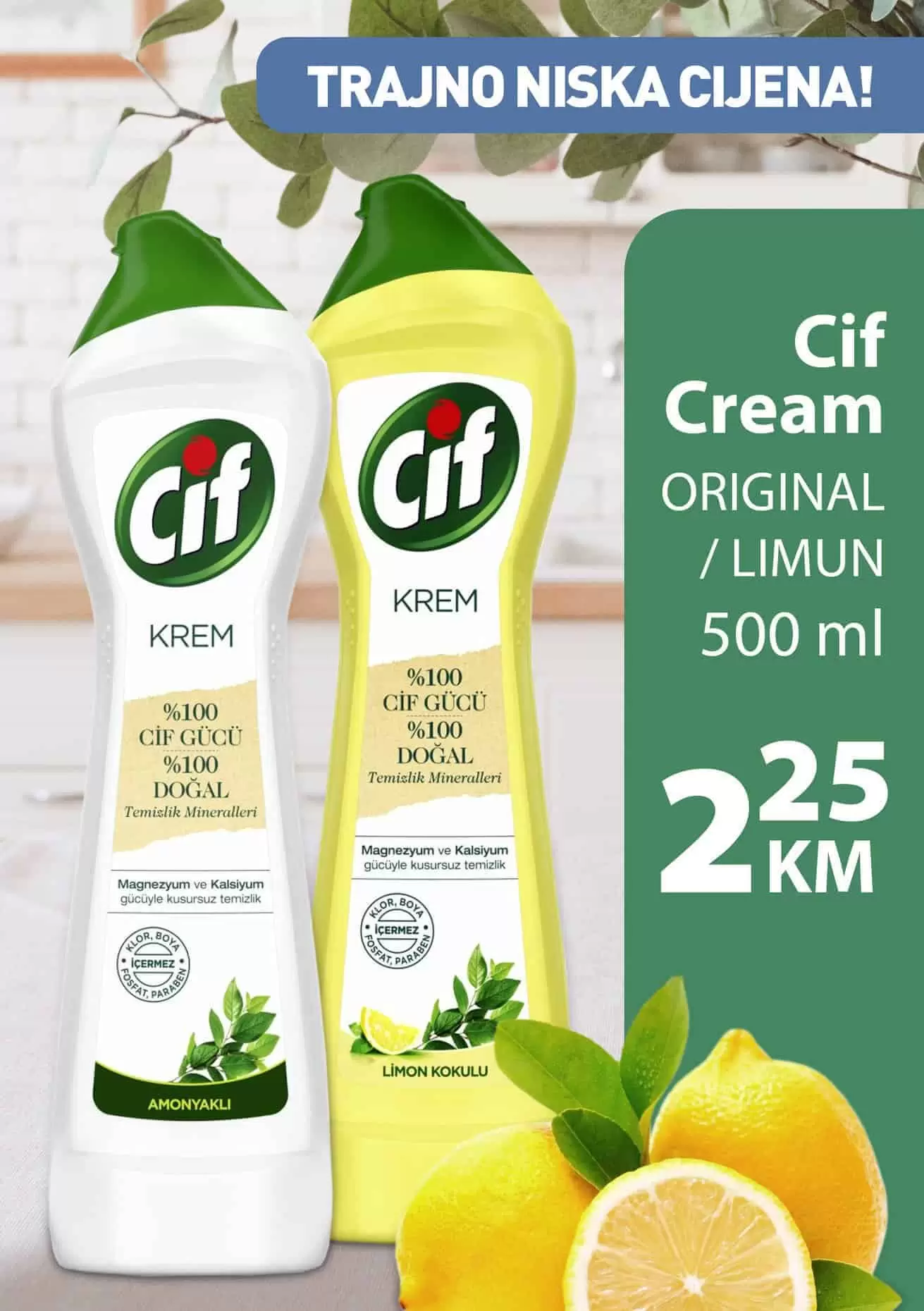 cif snizenje. super cif za ciscenje. 