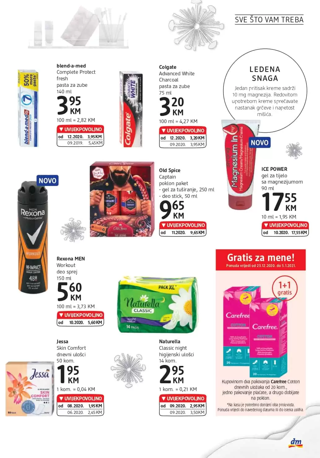 rexona deo. kou pastu za zube krositit. sensodin pasta. kaladont. saponija.