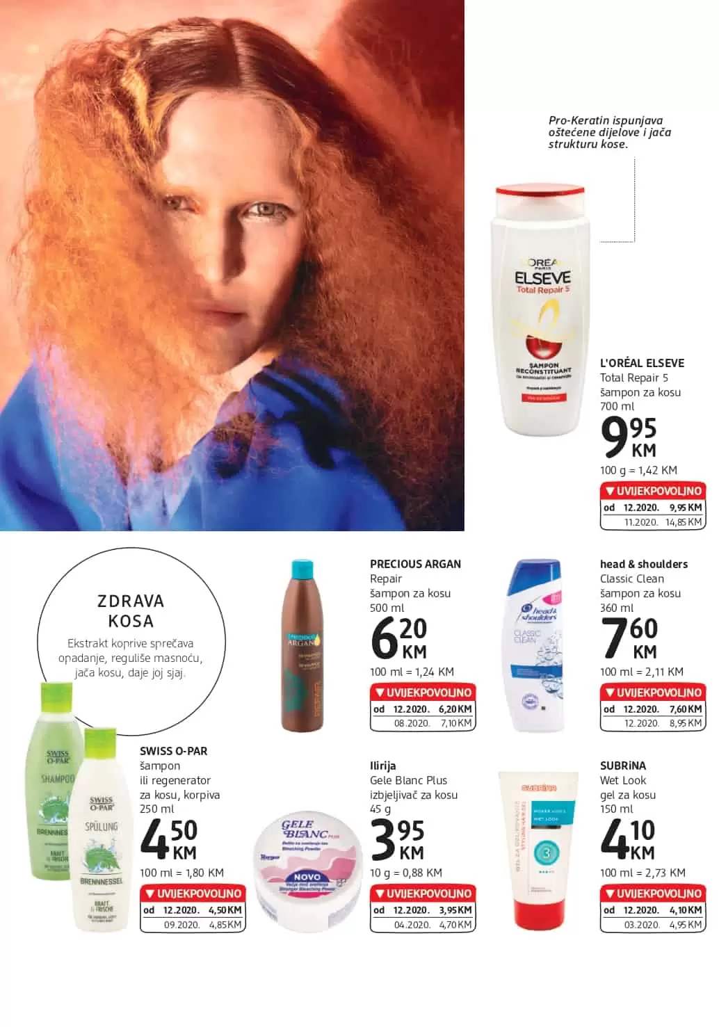 elseve sampon za kosu. wash&go sampon. balzam.