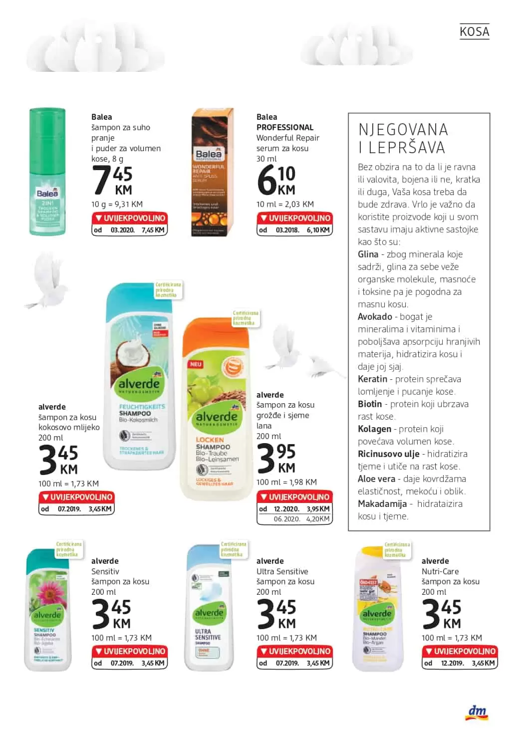 alverde. balea. dm market.