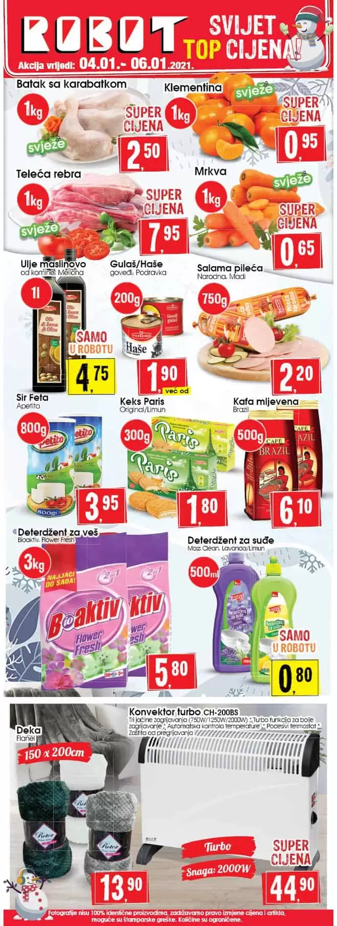 robot akcijski katalog. robot vikend akcija. snizenje. popust. 