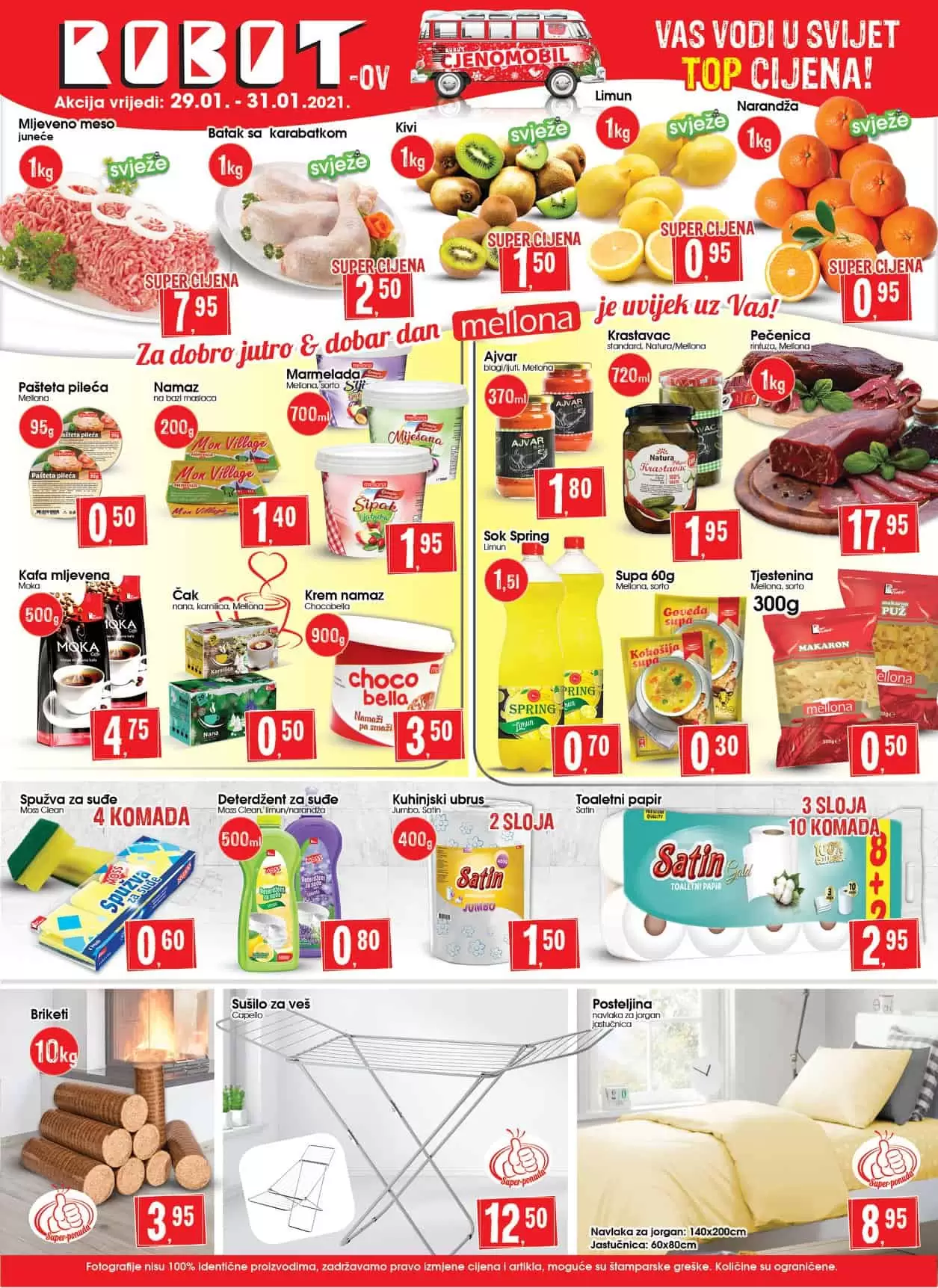 robot akcijski katalog. robot vikend akcija. snizenje. popust.