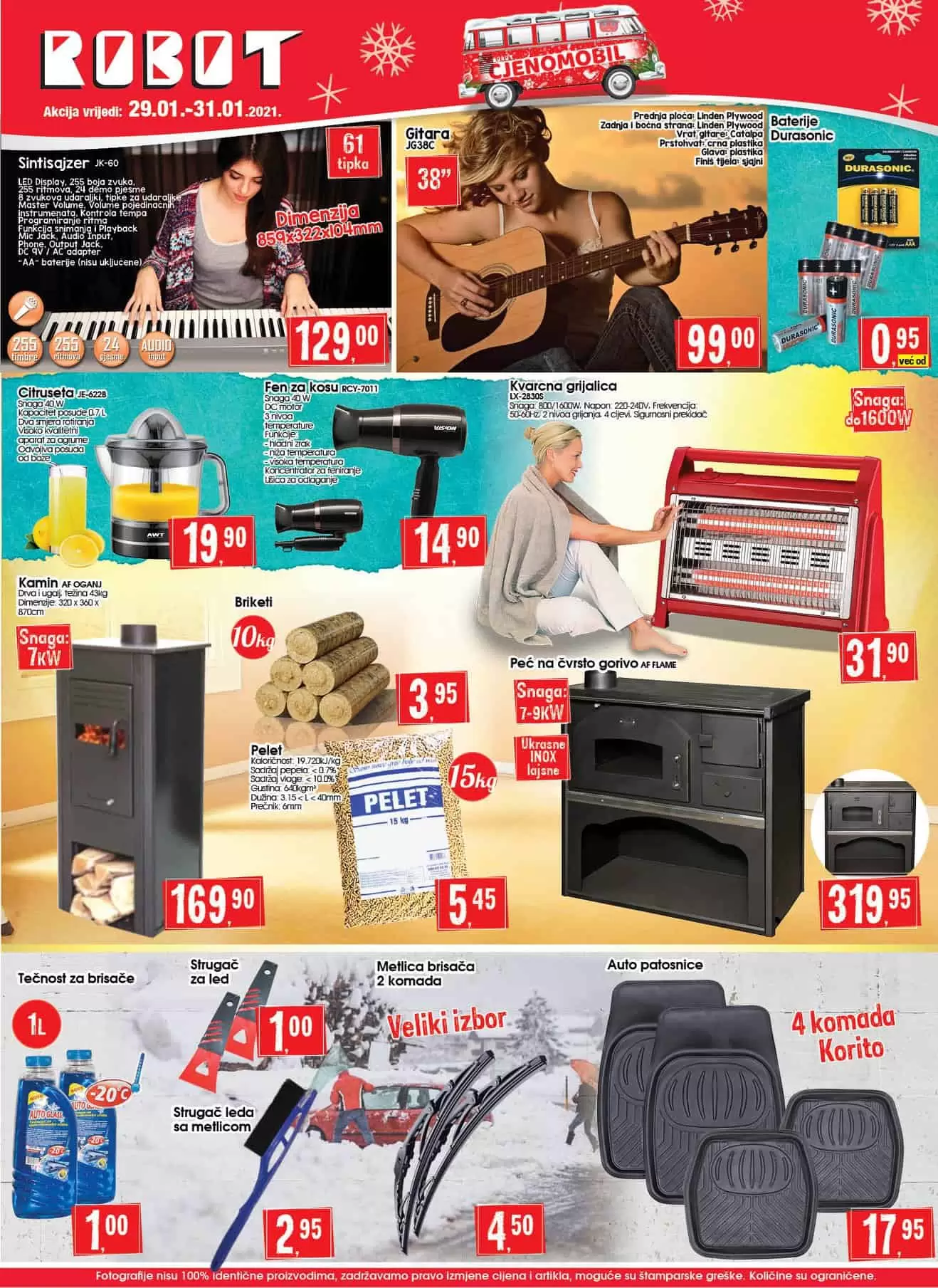 robot akcijski katalog. robot vikend akcija. snizenje. popust.