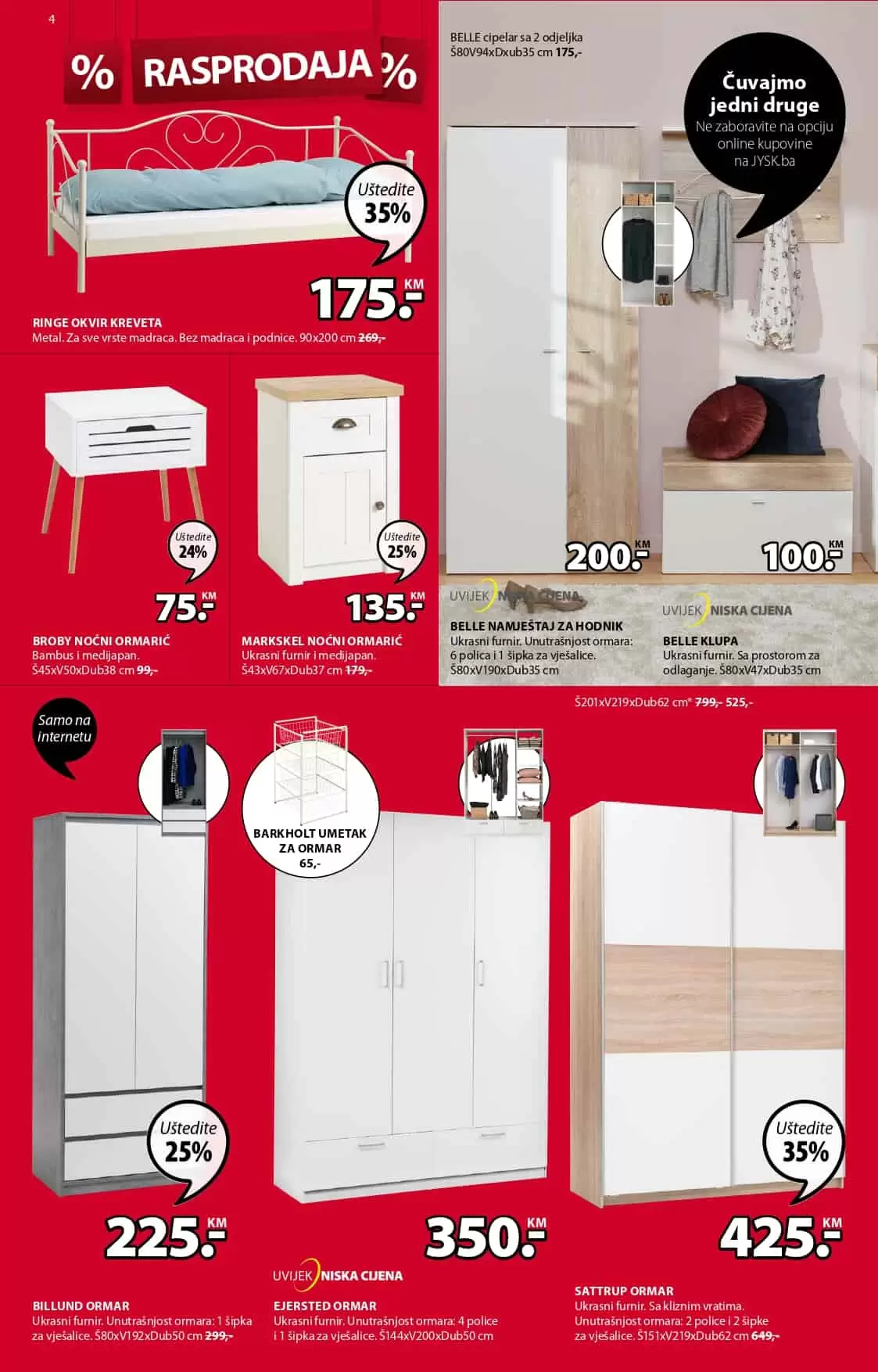 Jysk akcijski katalog. snizenje. popust. Jysk madrac, Jysk rasporodaja. 