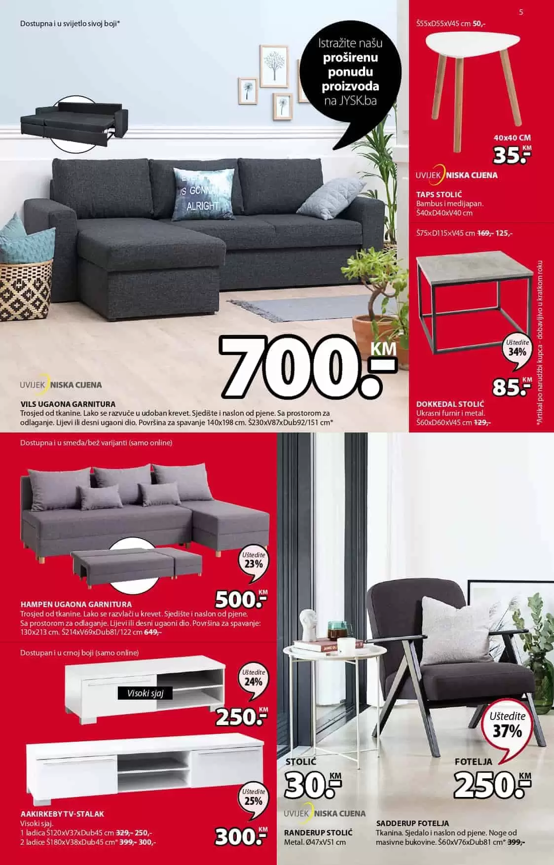 Jysk akcija. Jysk madrac. katalog. popust. snizenje. 