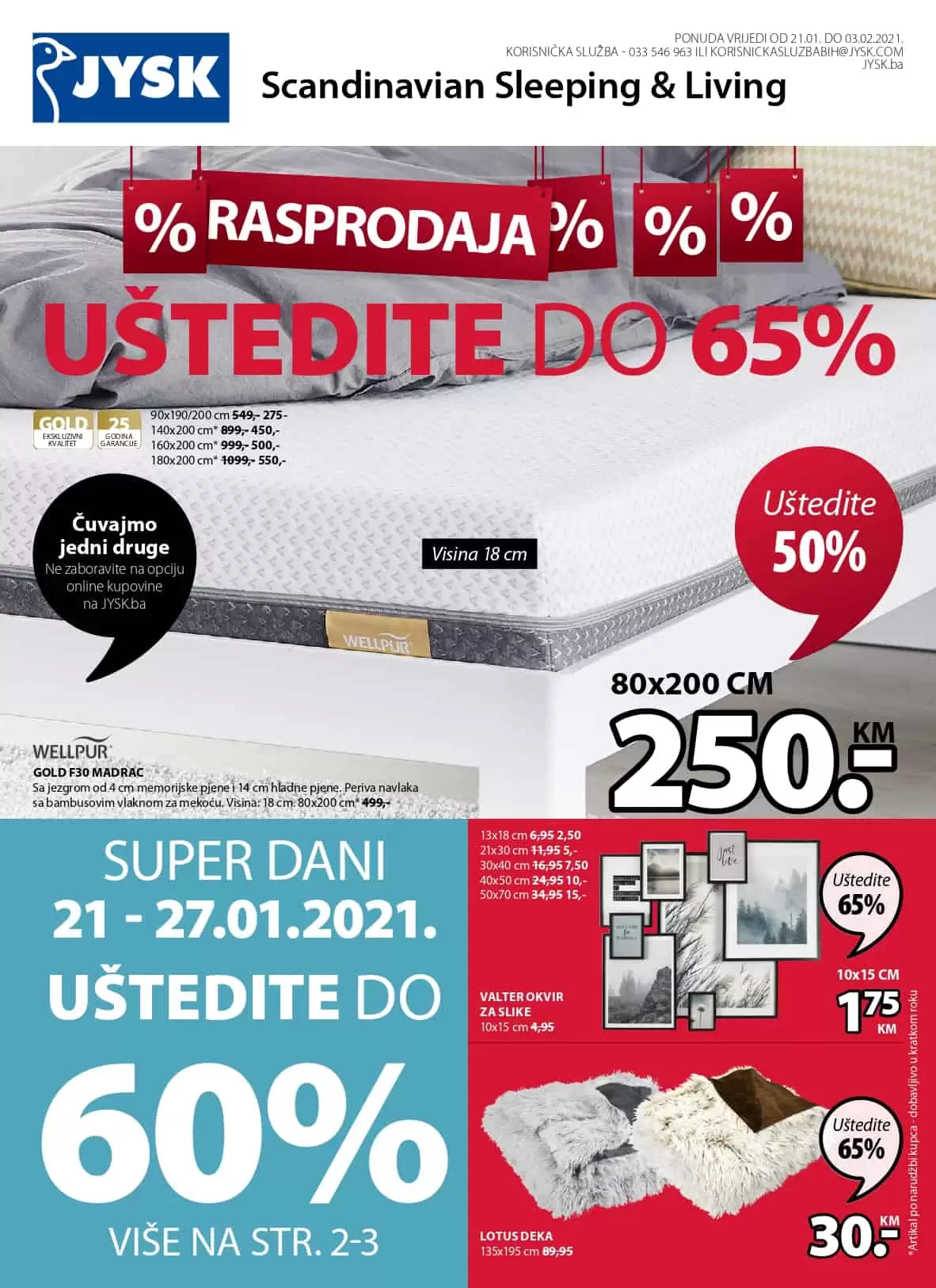 Jysk akcijski katalog. snizenje. akcija. popust. katalog. 